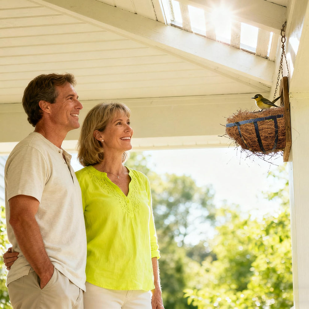 Sukh coconut fiber packaging keeps nesting material fresh and secure.