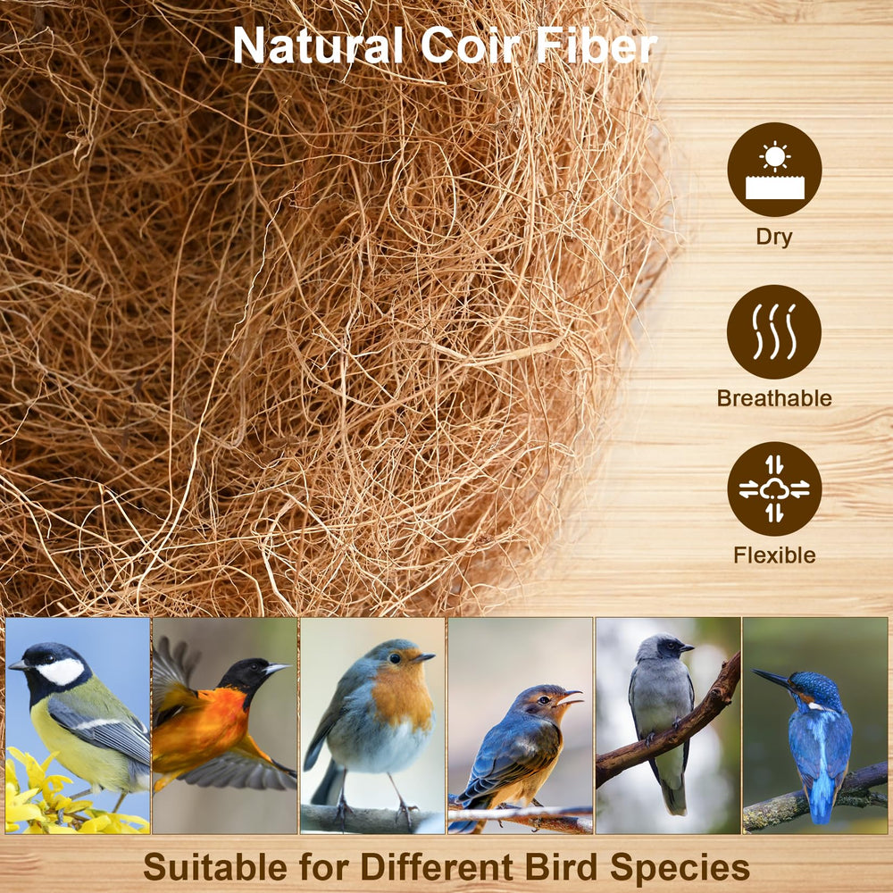 Sukh coconut fiber soft-fluffy texture closeup reveals natural, breathable bedding.
