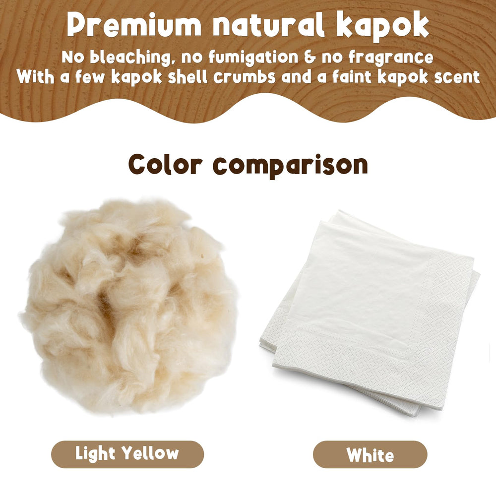 Sukh Kapok provides a warm, soft nesting area for hamsters.