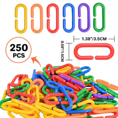 Sukh plastic C-clip hooks colorf ul caps highlight durable, reusable links for pet cage projects.