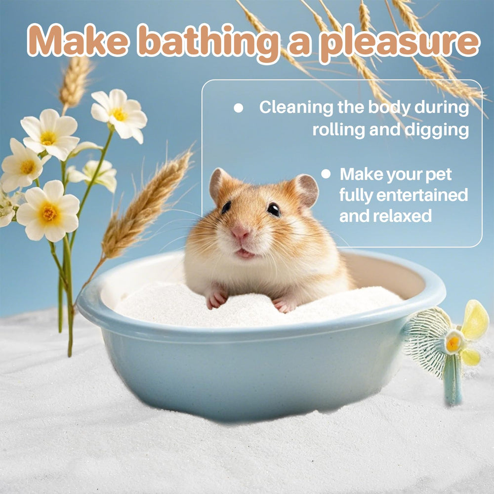 Sukh small-pets clean coat benefit through gentle rolling and digging.