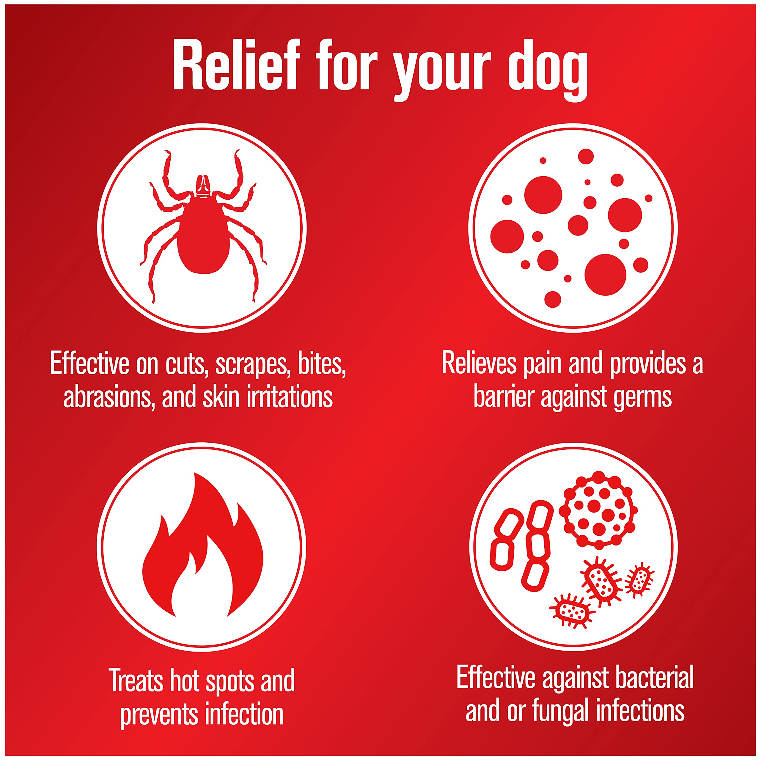 Sulfodene 3-Way ointment being applied to irritated skin on a dog.