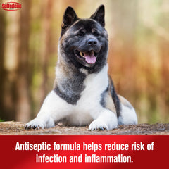 Sulfodene ear cleaner used on dogs for routine cleaning.