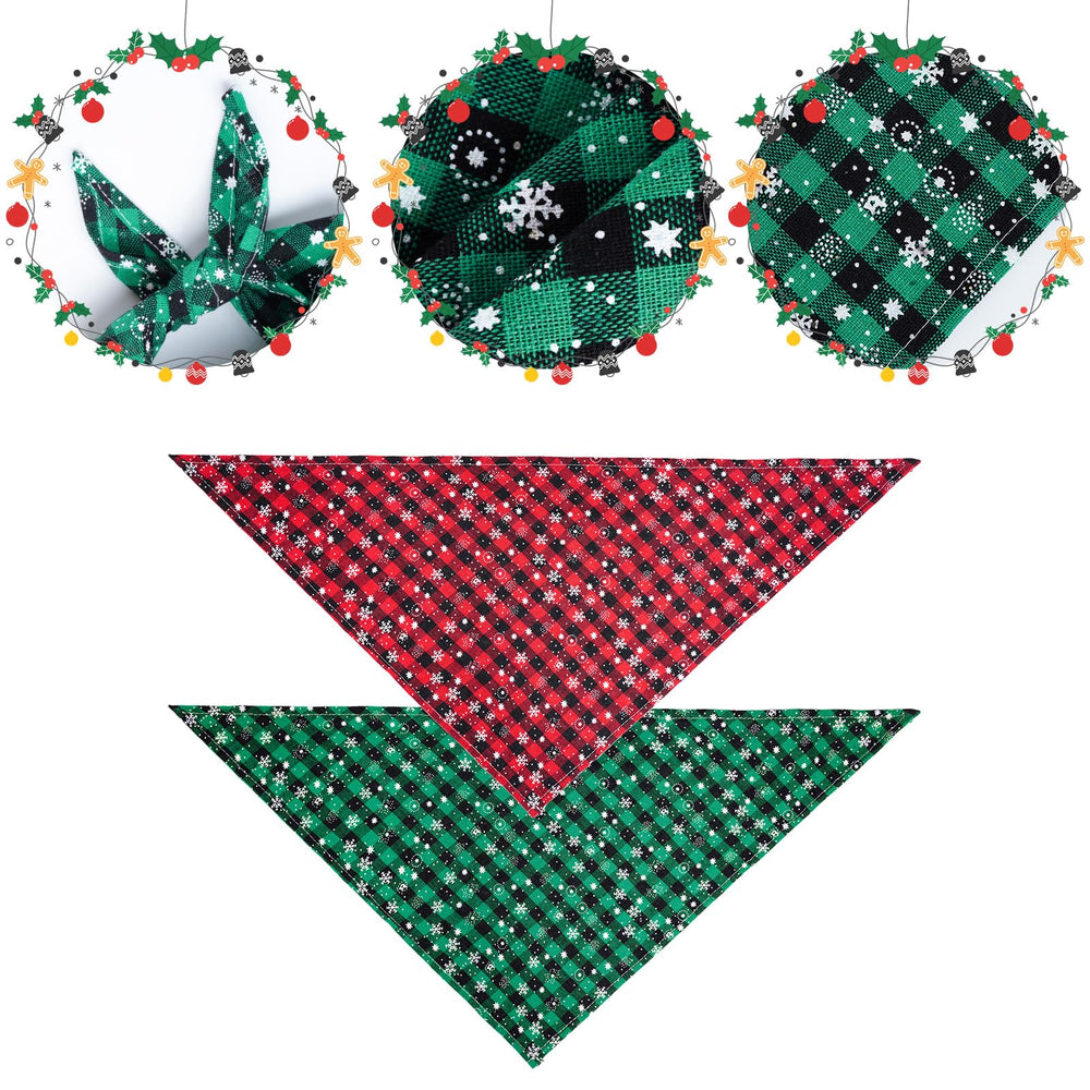 SUMERSHA two-pack view showing red and green designs for versatile holiday styling