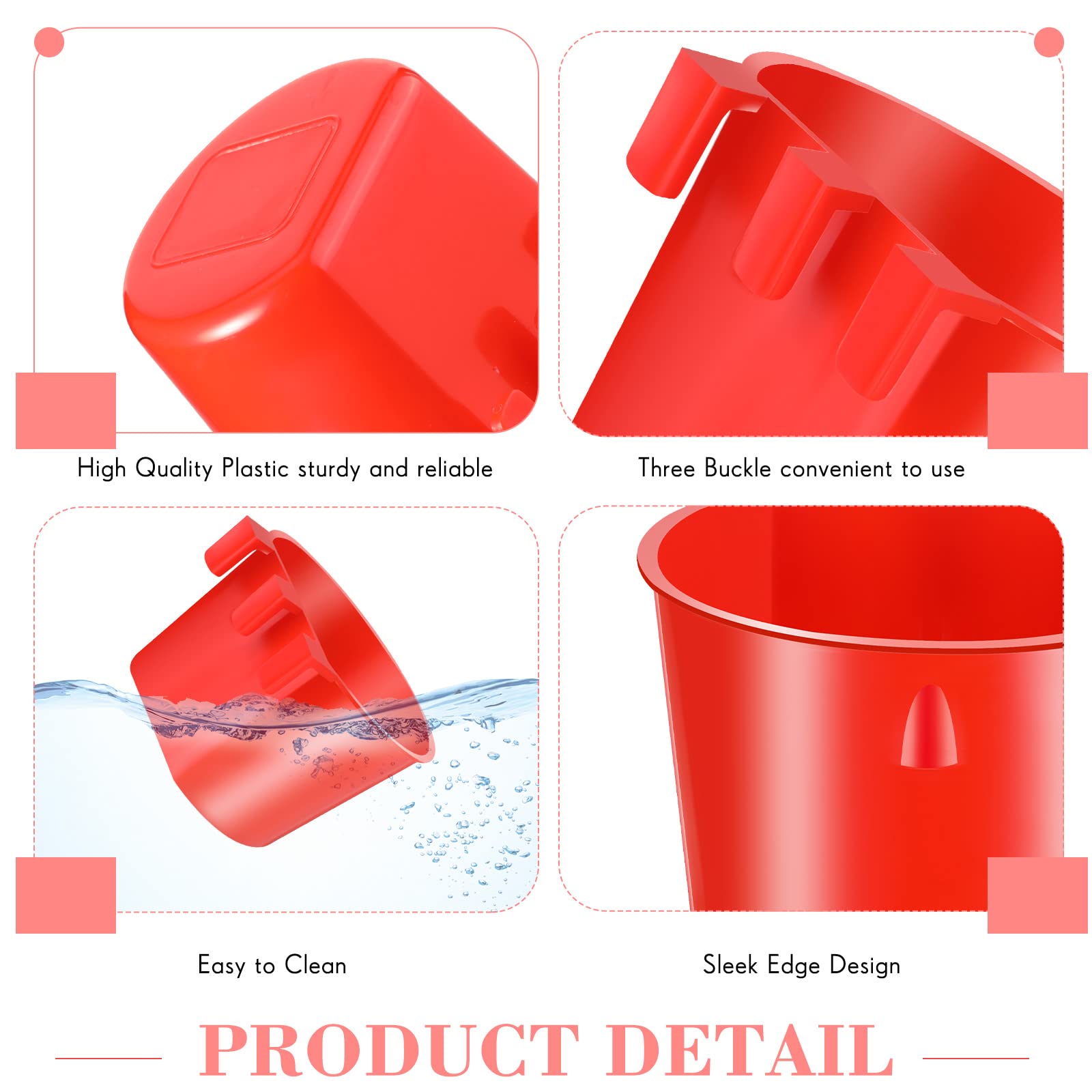 Sumind 8 oz seed bowl doubles as water dish for small pets.