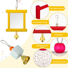 Sumind grindstone pendant with random colors for beak care during grinding