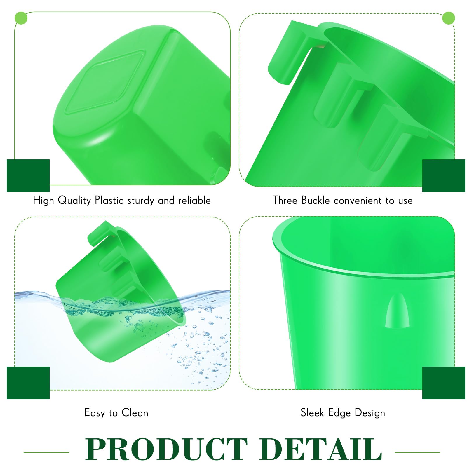 Sumind cups inside and outside cage enable flexible placement for small pets' meals