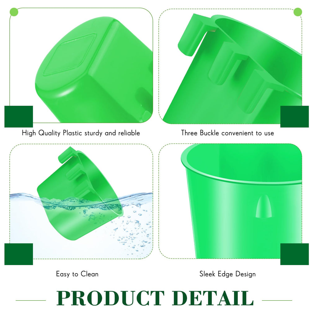 Sumind cups inside and outside cage enable flexible placement for small pets' meals