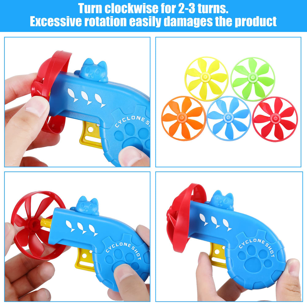 Sumind flying propellers in five colors attract attention and encourage your cat's chasing instincts.