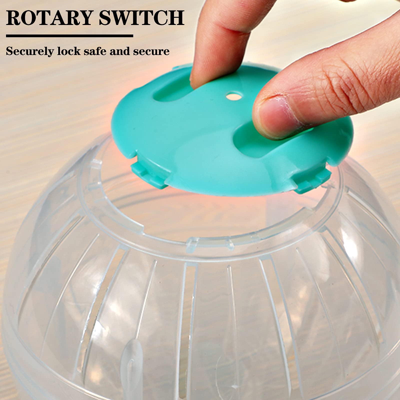 Sumind hamster ball fits small pets under 12 cm for safe exercise