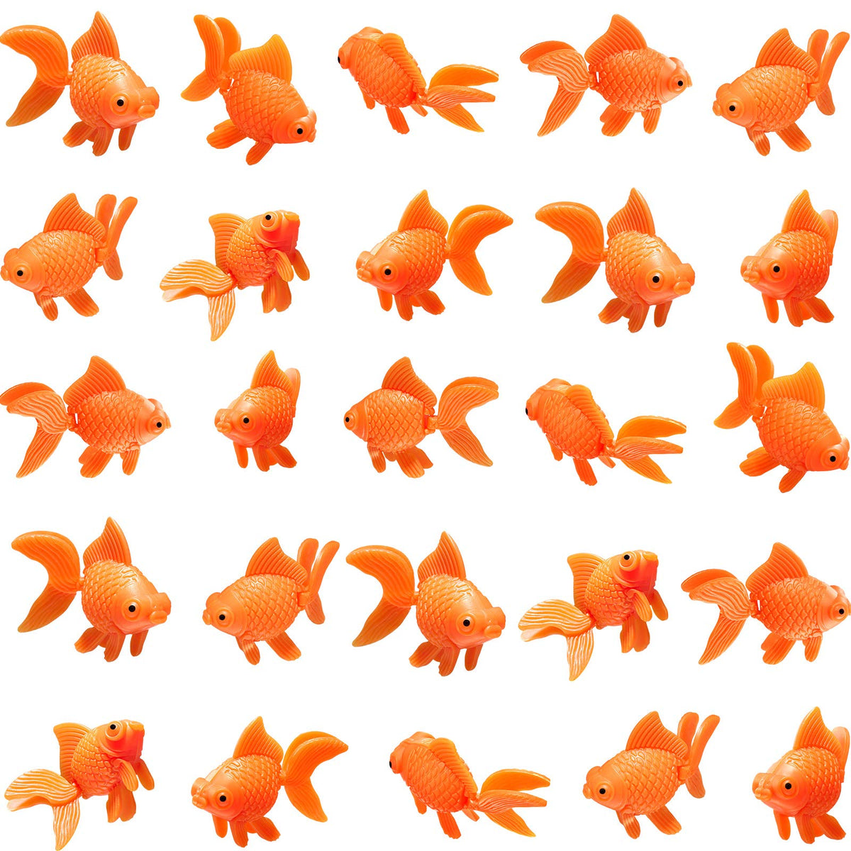 Sumind orange fake goldfish floating for vibrant aquarium decor and easy care