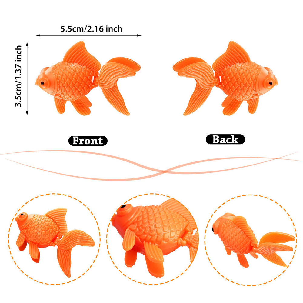 Sumind plastic orange goldfish durable non-toxic decoration for tanks