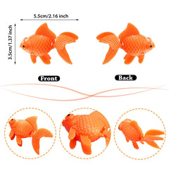 Sumind plastic orange goldfish durable non-toxic decoration for tanks