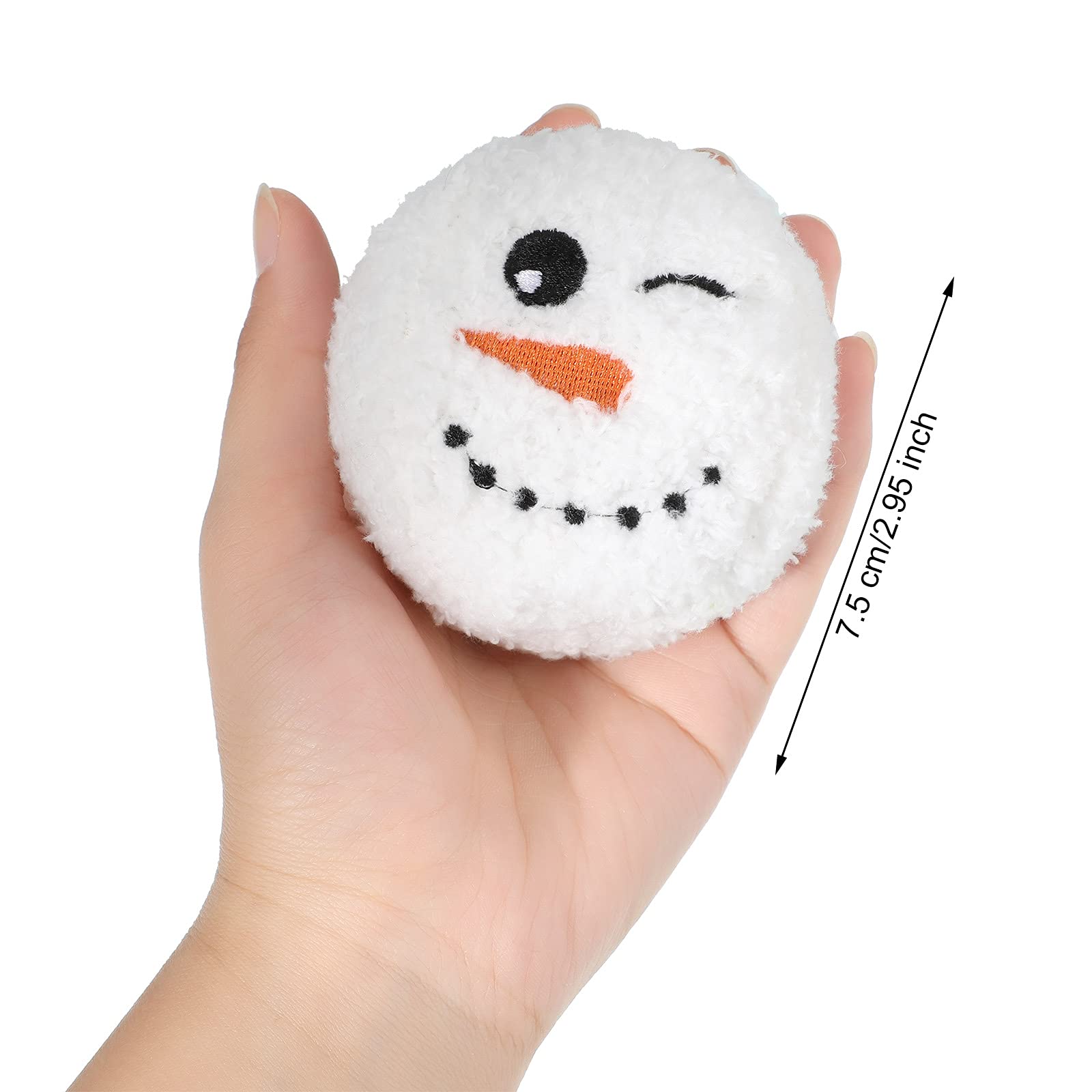 Sumind snowman ball dog toy suitable for indoor outdoor play and training.