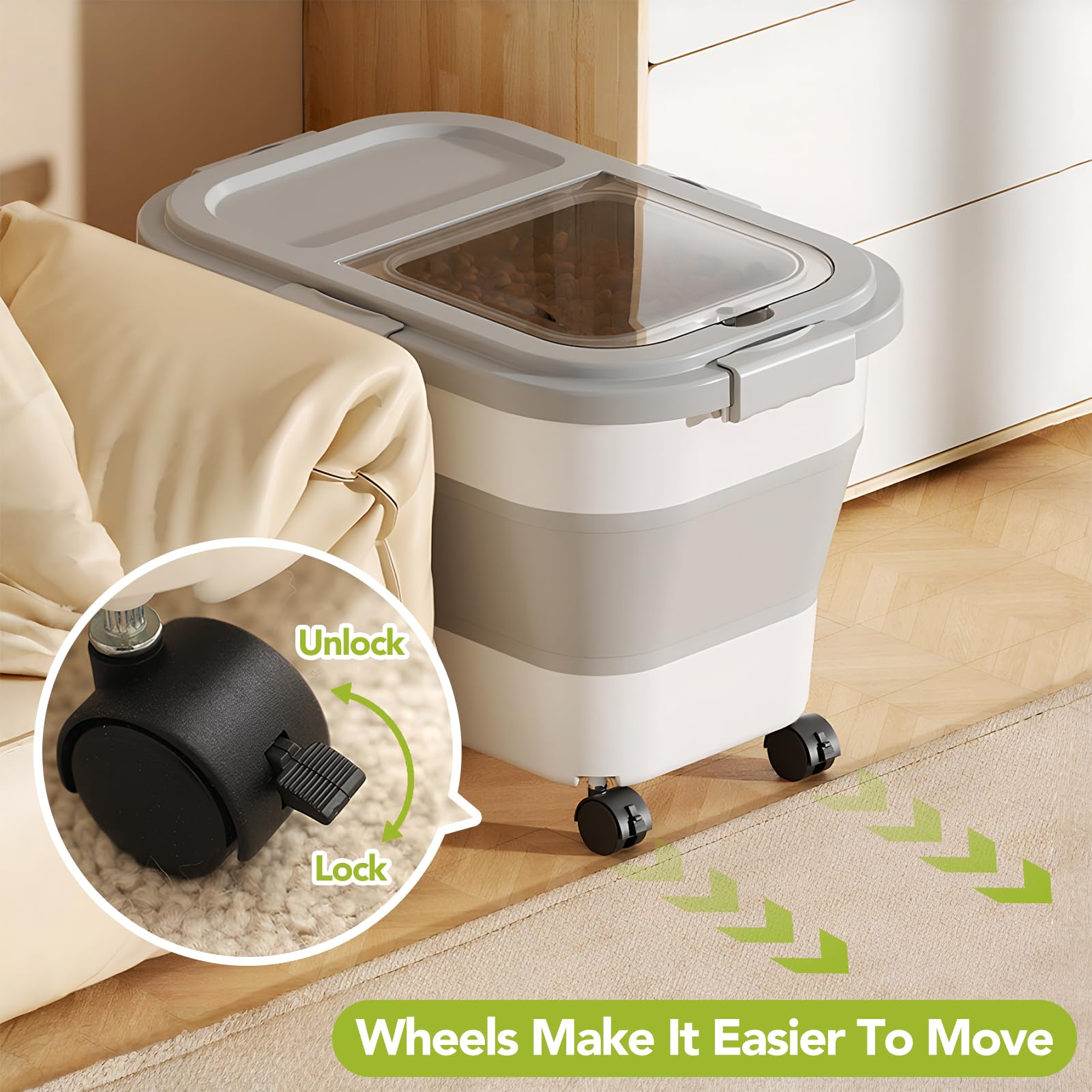 Summark airtight lid close-up shows reinforced seals for durable freshness.