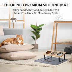 Summark premium stainless steel bowls, removable for easy cleaning