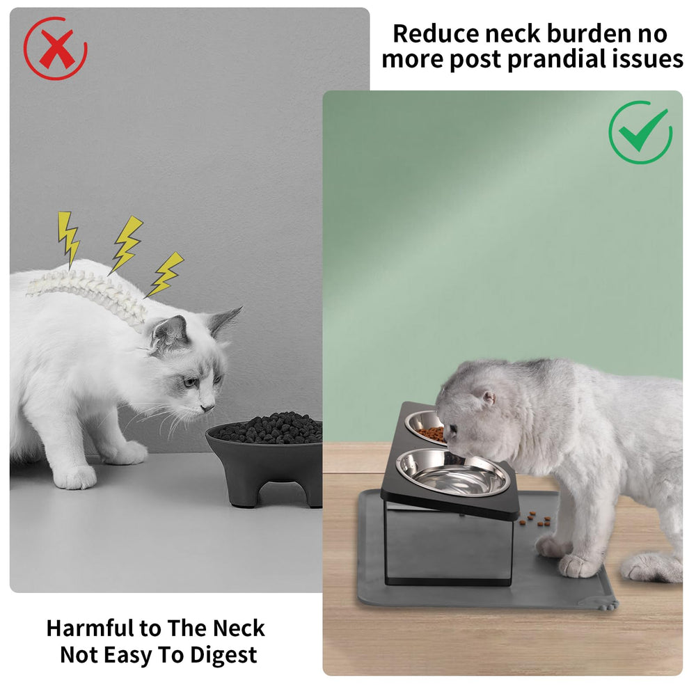 Summark tilted 15-degree design supports relaxed neck posture during meals