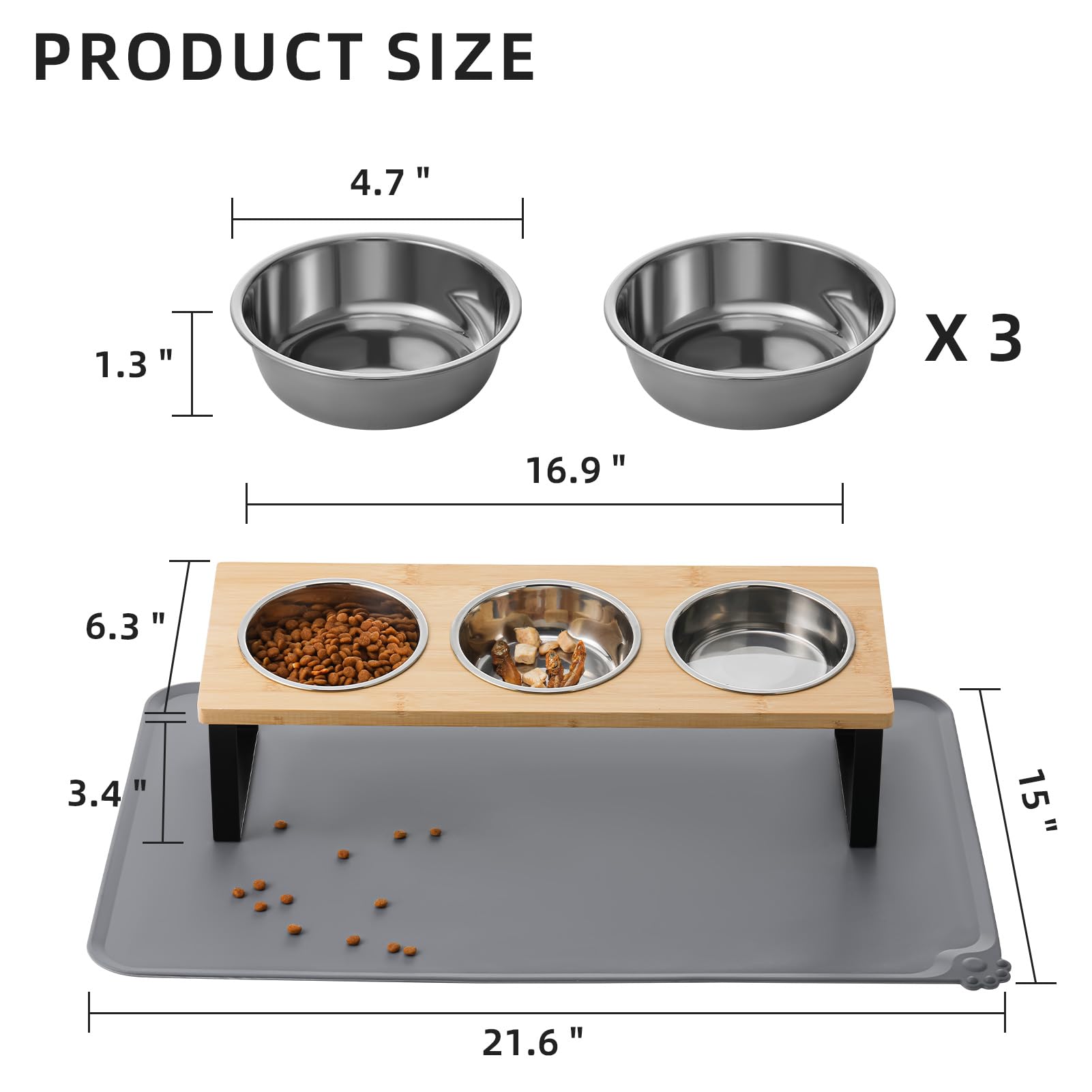 Summark wood stand is waterproof and durable for daily use