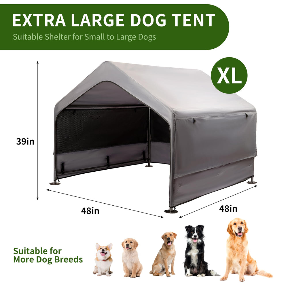 Summertrail gray sun rain cover highlights durable protection against sun and rain.