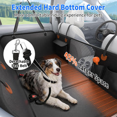 SummitGo PU leather dog seat cover demonstrates durable waterproof surface