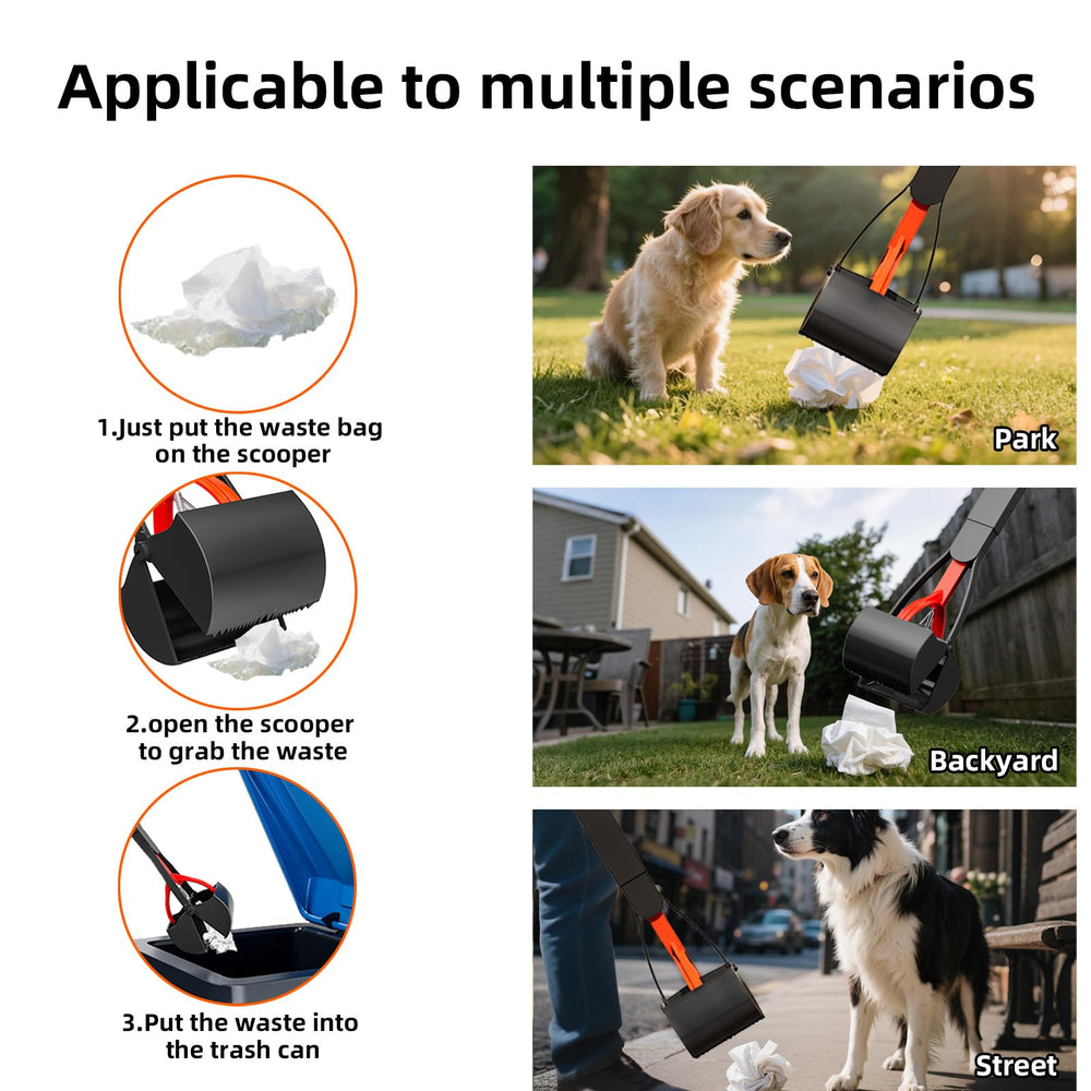 Sunbaba foldable pooper scooper compact for on-the-go storage.