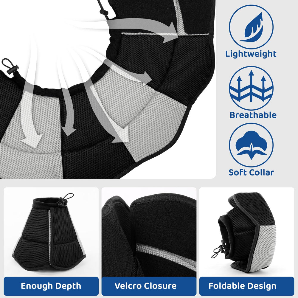 SUNFURA adjustable drawstring cone fits diverse neck sizes for safe fit