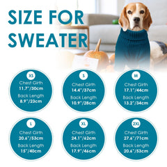 SUNFURA all-breeds knitwear fits small to large dogs with snug comfort.