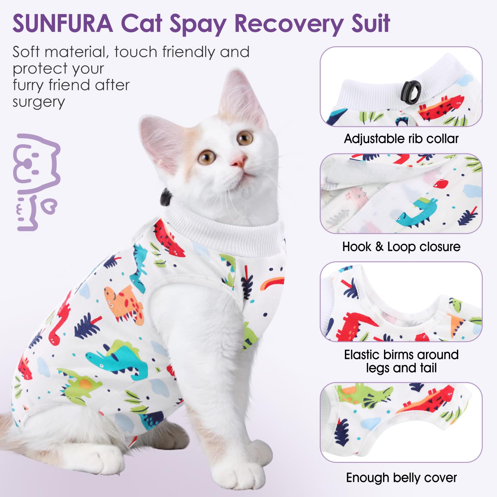 SUNFURA U-shaped rump design lets cats use litter box easily