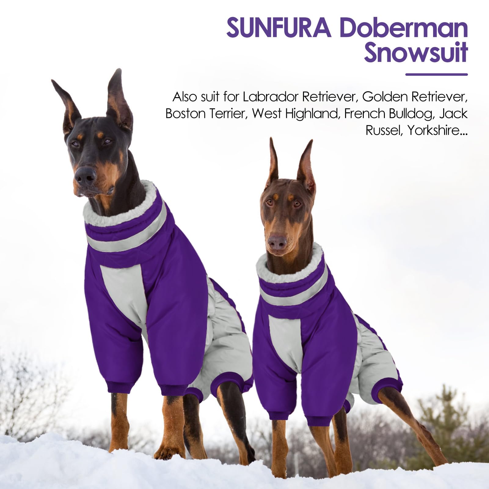 SUNFURA harness-compatible snowsuit suits everyday outdoor use.