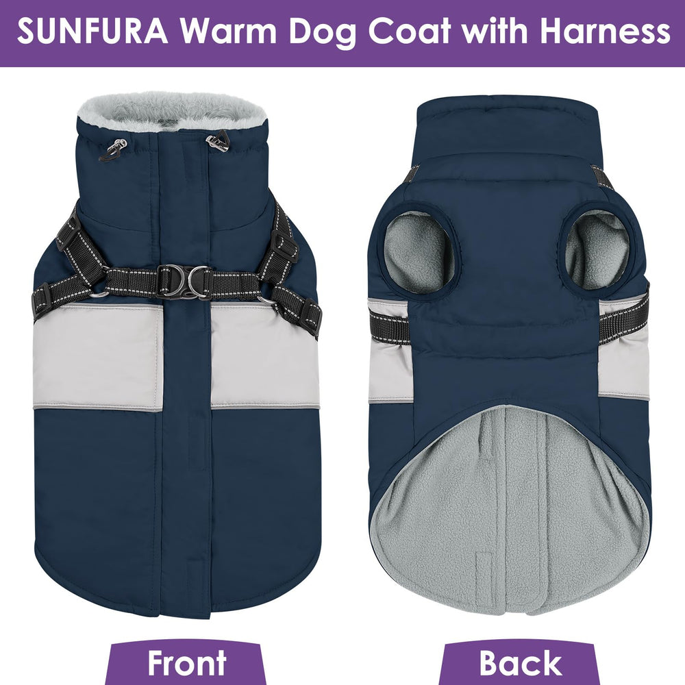 SUNFURA model walking in snow shows weather-ready comfort