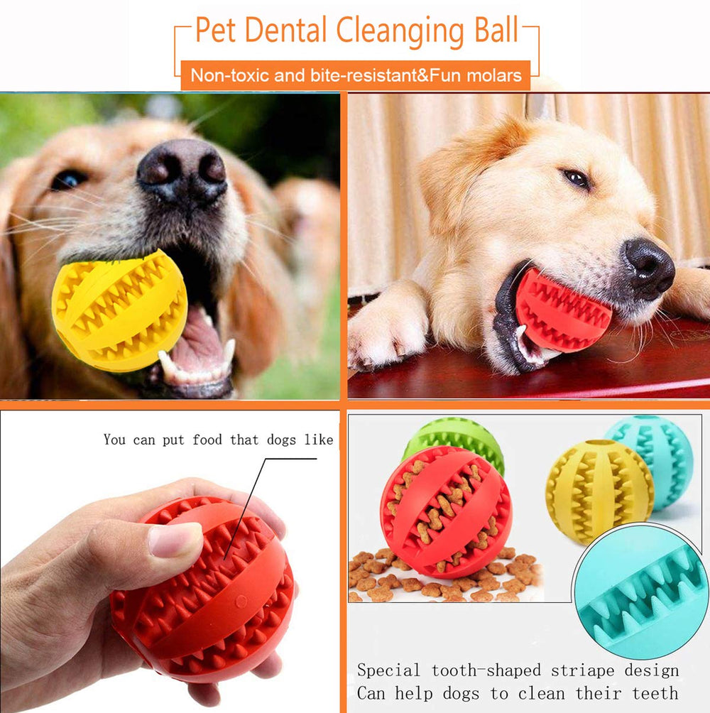 Sunglow dog toy ball snack-stuffer demonstrates added entertainment by stuffing treats