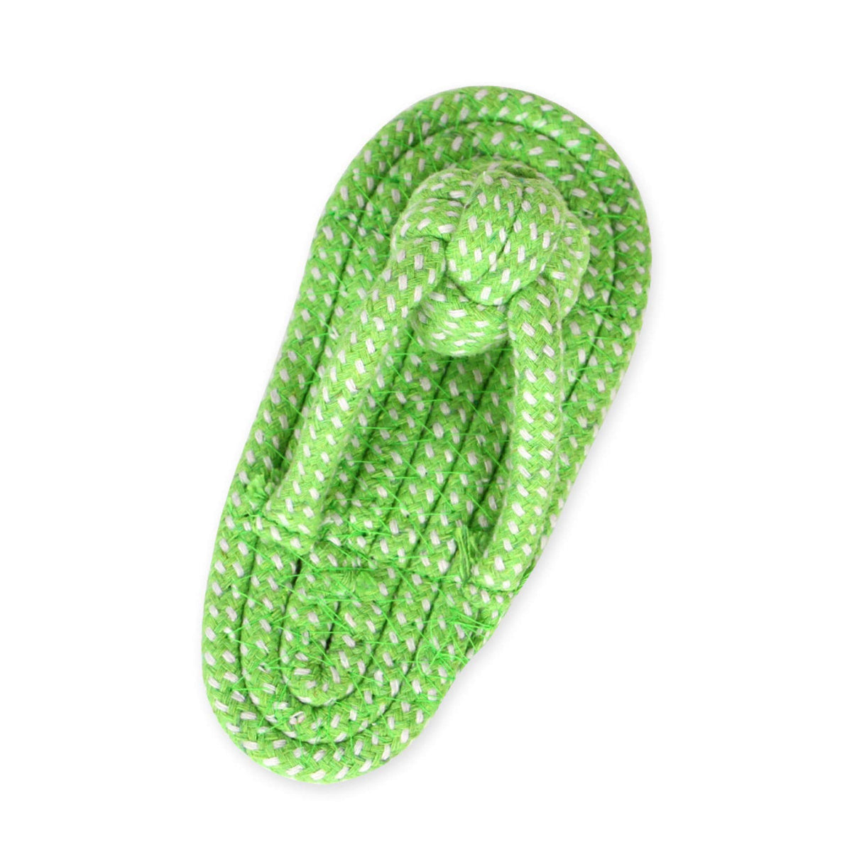 Sunglow dog toy interactive rope ball close-up showing braided cotton for chewing