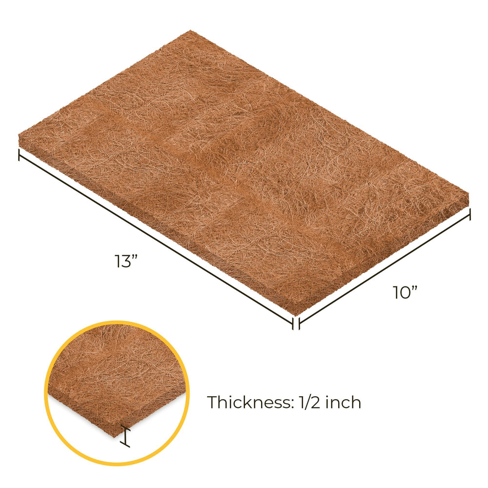 SunGrow 10x13 mat fits compact terrariums with trimming to size.