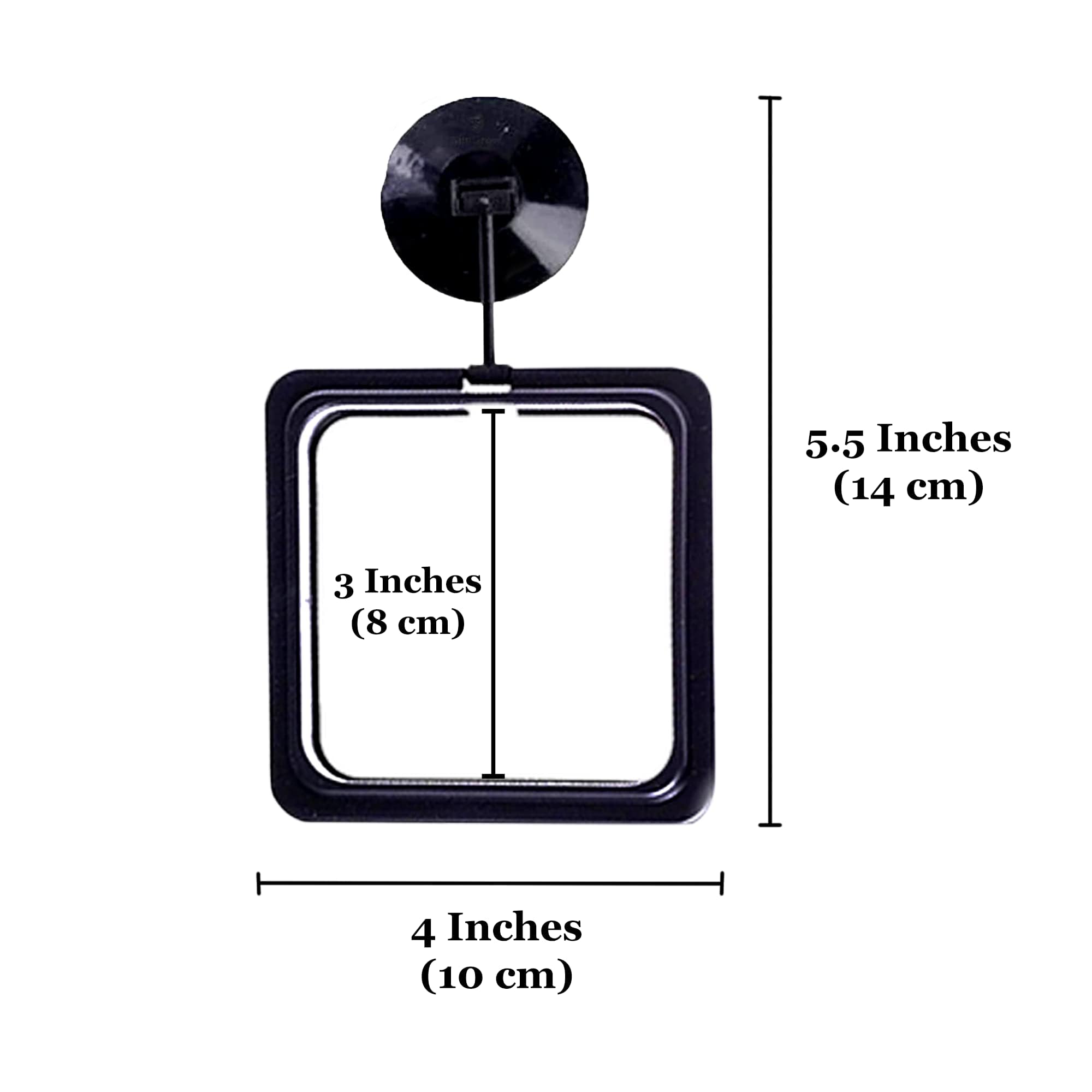 SunGrow four-by-four-inch-feeding-ring image shows compact size for small tanks.
