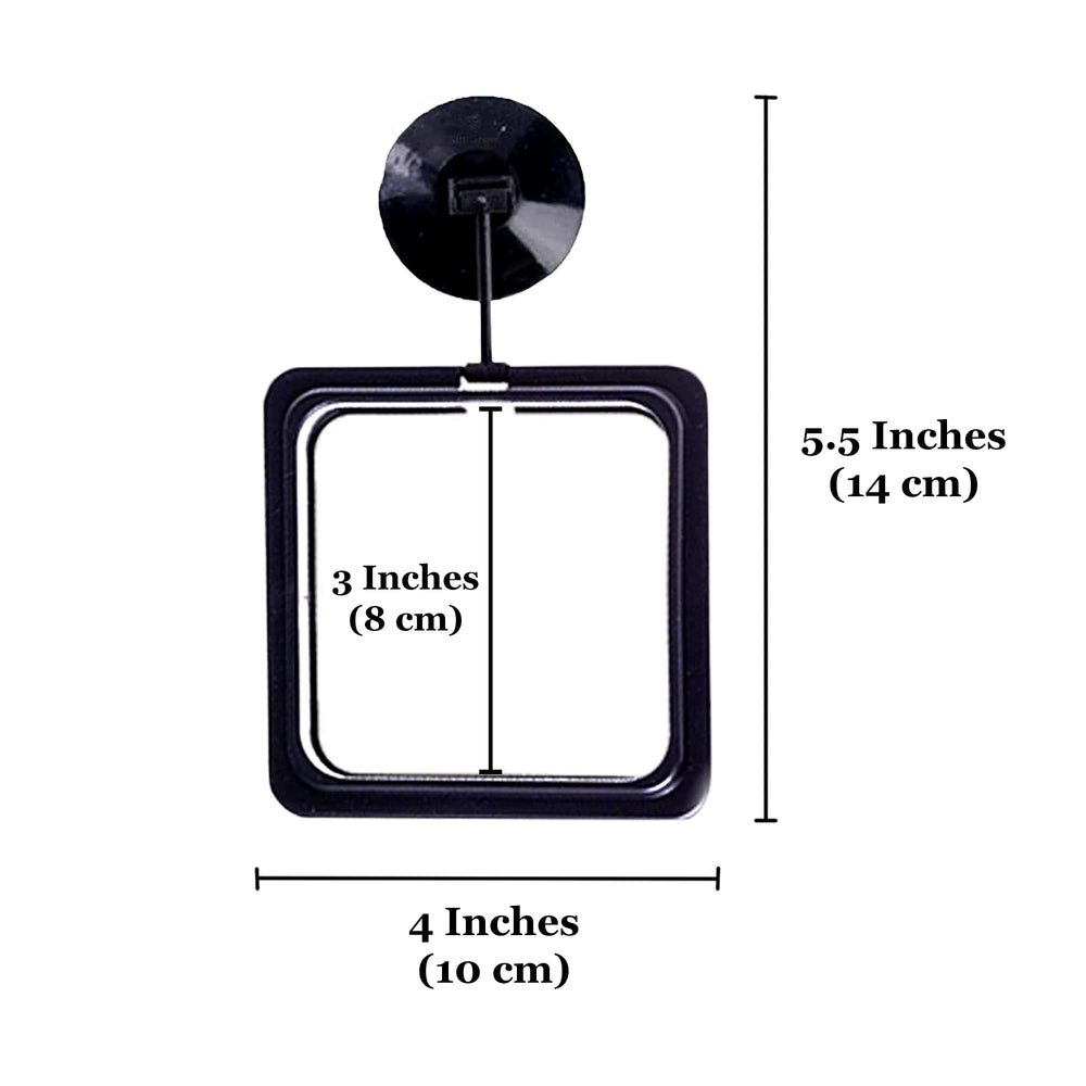 SunGrow four-by-four-inch-feeding-ring image shows compact size for small tanks.