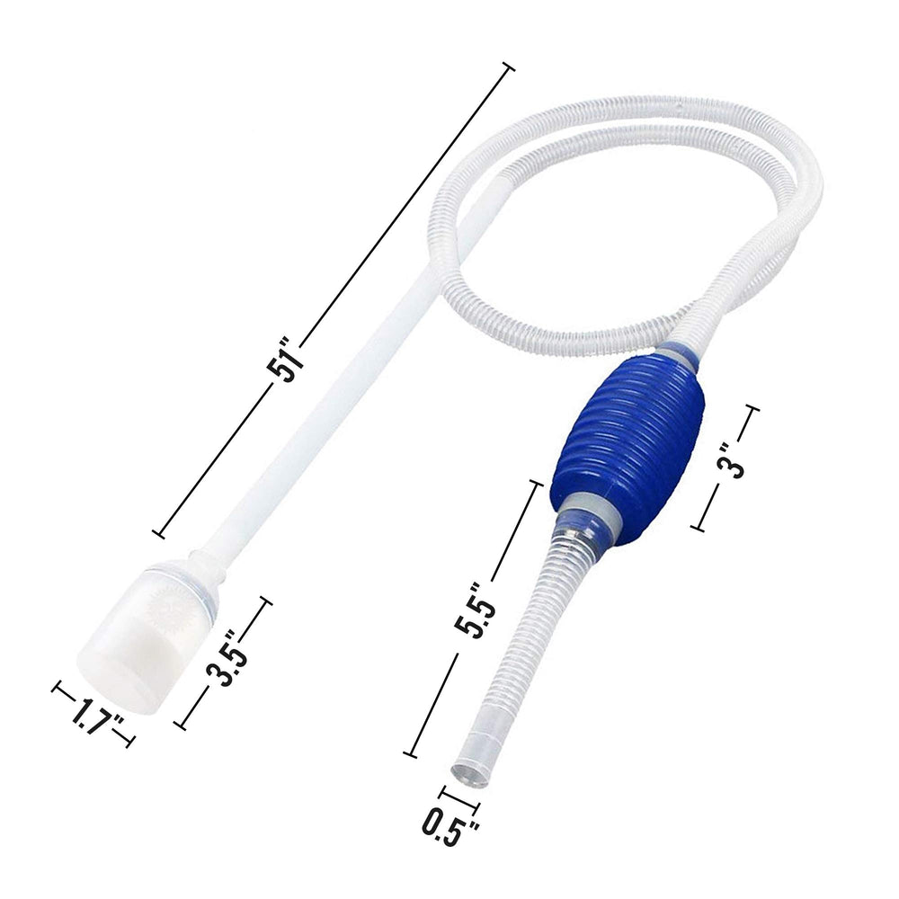 SunGrow aquarium siphon tank for efficient tank maintenance