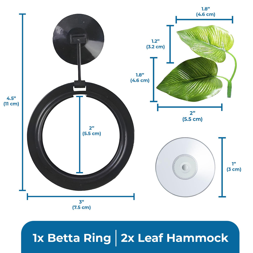SunGrow Betta Ring close-up shows durable materials and easy maintenance.