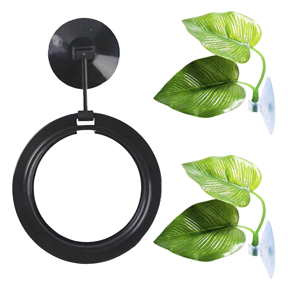 SunGrow Betta Ring and Leaf Hammocks front view showing cozy resting space.