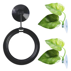 SunGrow Betta Ring and Leaf Hammocks front view showing cozy resting space.