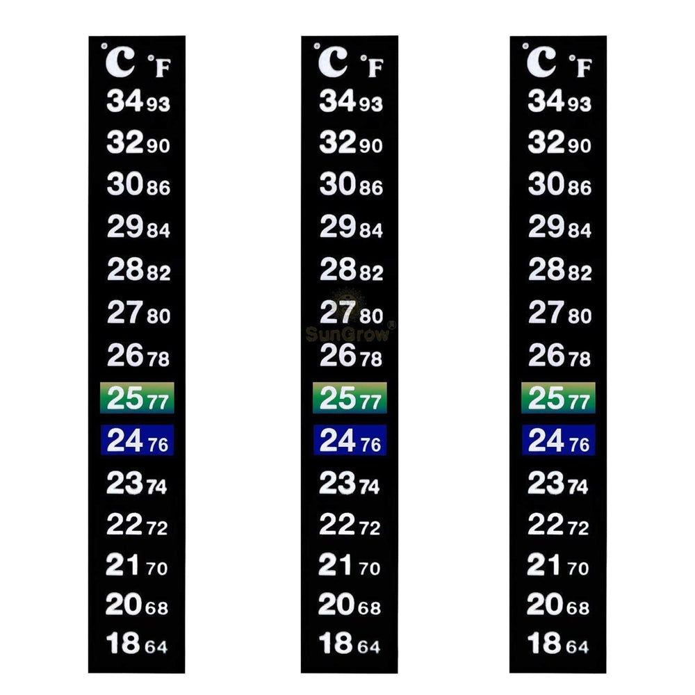 SunGrow Betta thermometer strip application for quick, stable tank temperature setup.