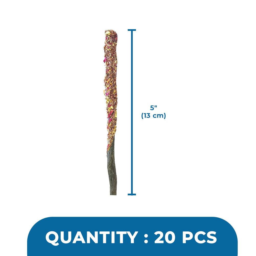 SunGrow Calming chew flower-scented sticks promote a soothing environment for small animals