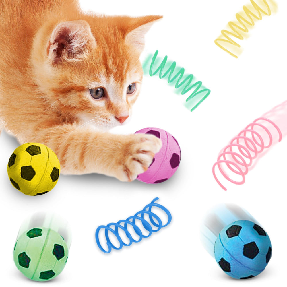 SunGrow woven coil springs provide unpredictable movement to spark pounce-and-stalk games