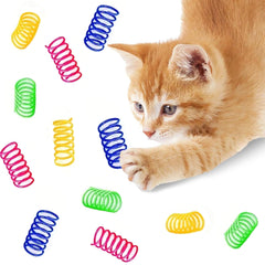 SunGrow Cat Coil Springs pack-12 keeps indoor kittens engaged and moving during playtime.