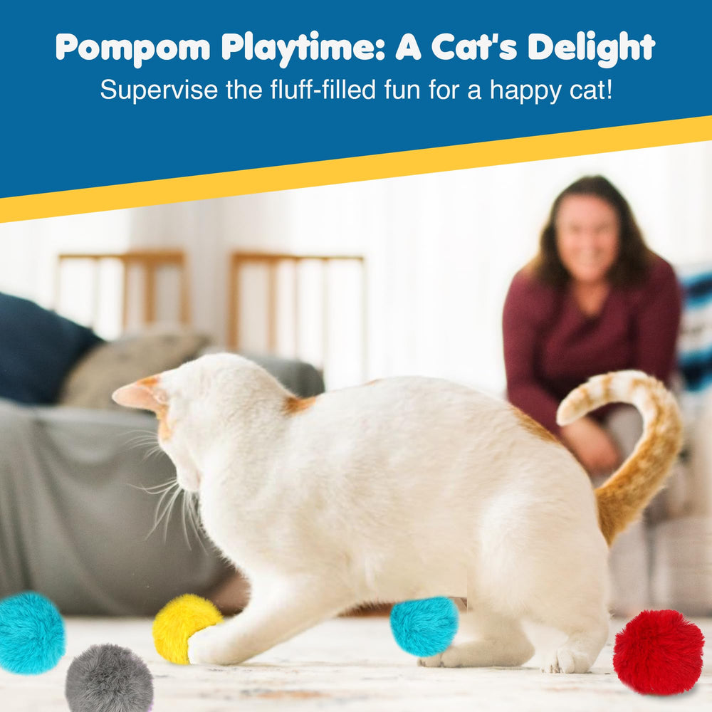 SunGrow Pom Pom Balls support indoor play and energy channeling.