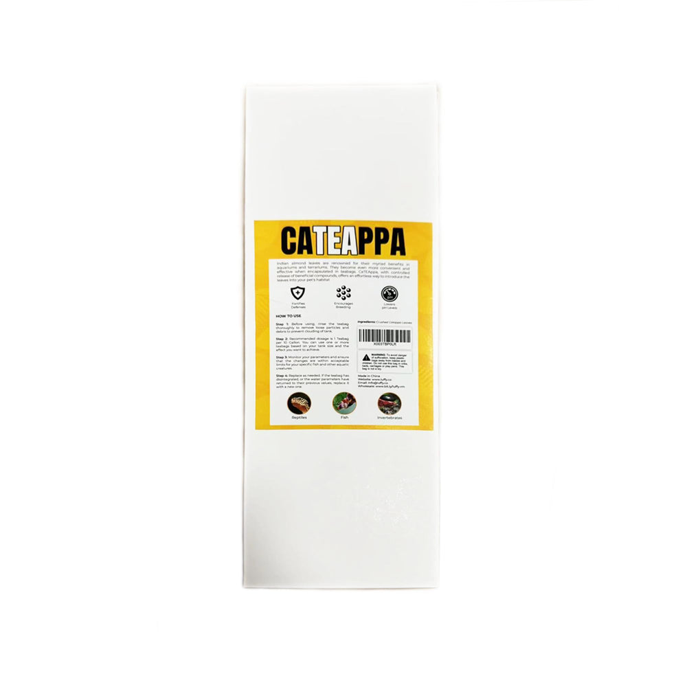 SunGrow Catappa Bags leaf sachets inside tank for ease