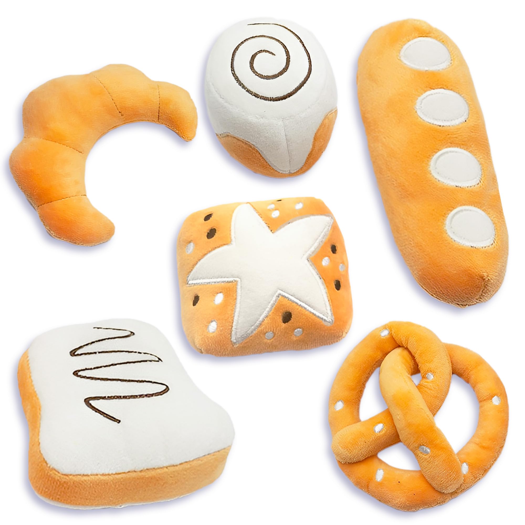 SunGrow Catnip Buns Croissant shape provides cozy, engaging playtime and scent stimulation.