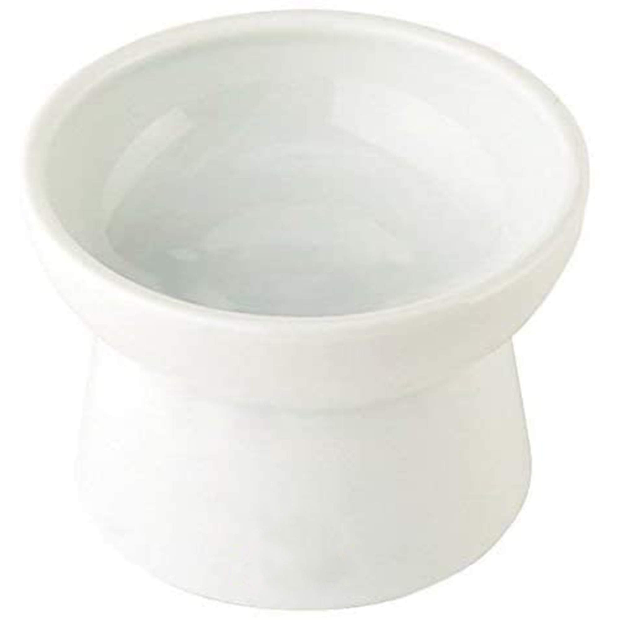SunGrow ceramic cat bowl with stand offers ergonomic dining height for meals.
