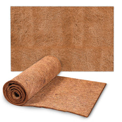 SunGrow Coco Fiber Mat on the wall creates a climbing area for crabs and geckos.