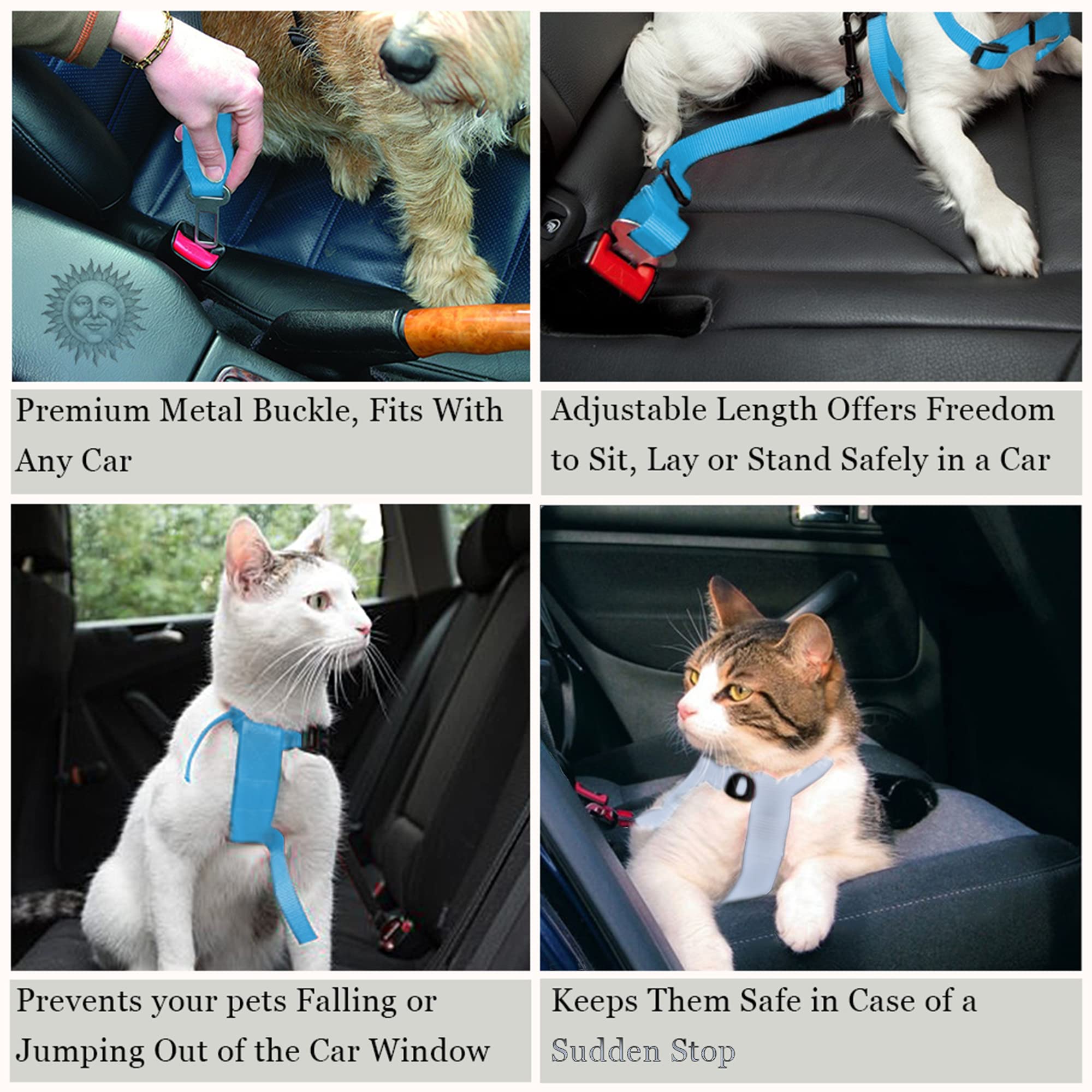 SunGrow dog and cat travel safety with easy use in vehicle
