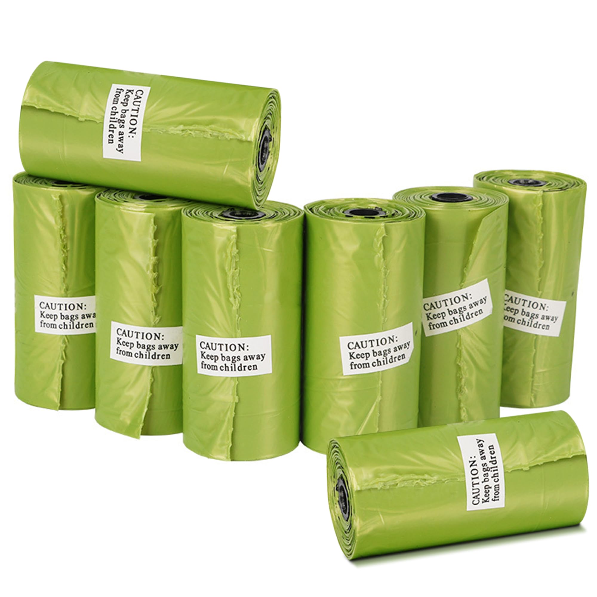 SunGrow Sungrow dog poop bags roll pack shows thick durable green bags for quick, sanitary pickups.